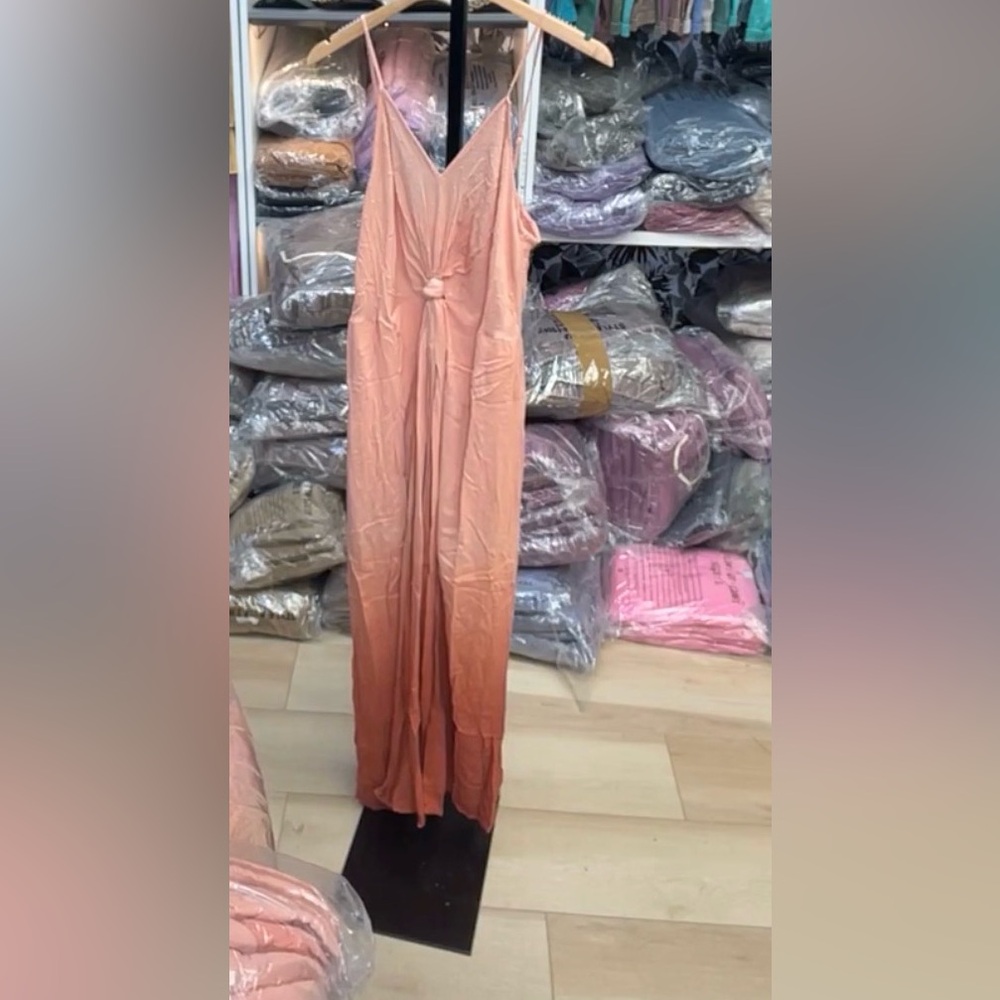 Promesa Peach Maxi Dress